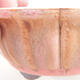 Keramische Bonsai-Schale 10,5 x 10,5 x 4,5 cm, Farbe rosa - 2/3
