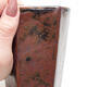 Bonsaischale aus Keramik 9,5 x 8 x 14 cm, Farbe schwarzbraun - 2/3