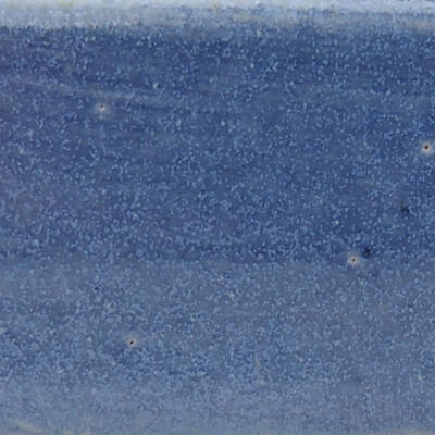 Keramik-Bonsaischale 11 x 9,5 x 3 cm, Farbe Blau - 2