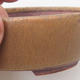 Keramische Bonsai-Schale 10 x 8,5 x 3,5 cm, braune Farbe - 2/3