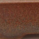 Keramik-Bonsaischale 10 x 8 x 2 cm, Farbe braun - 2/3