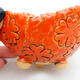 Keramikschale 9 x 9 x 6 cm, Farbe orange - 2/3