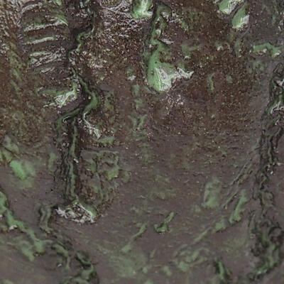 Keramikschale 9 x 8 x 5,5 cm, Farbe schwarz-grün - 2