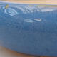 Keramik-Bonsaischale 9,5 x 9,5 x 2,5 cm, Farbe Blau - 2/3