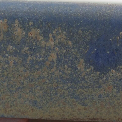 Keramik-Bonsaischale 10 x 8 x 2 cm, Farbe Blau - 2