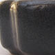 Keramik-Bonsaischale 10 x 8 x 2 cm, Farbe schwarz - 2/3