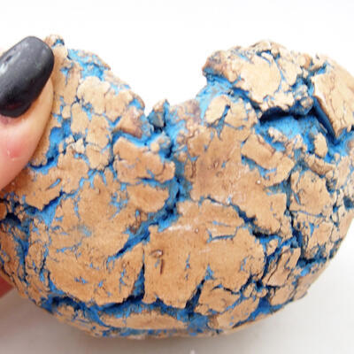 Keramikschale 9 x 9 x 5,5 cm, Farbe naturblau - 2