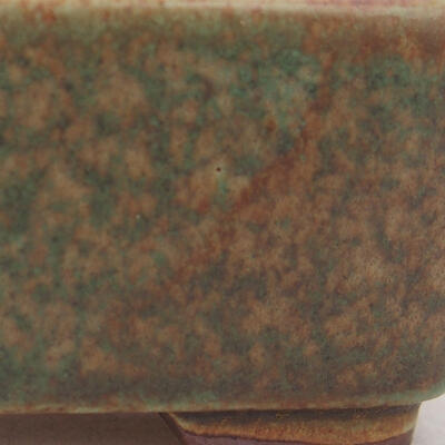 Keramik-Bonsaischale 10 x 8,5 x 3,5 cm, Farbe grün - 2