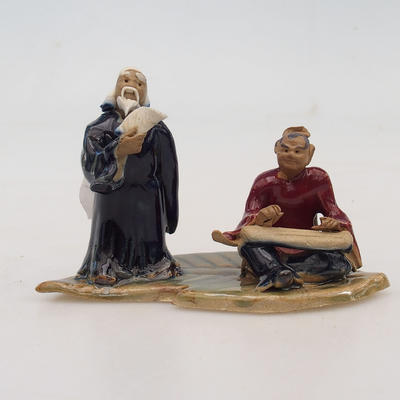 Keramikfigur - zwei weise Männer - 2