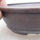 Keramische Bonsai-Schale 15 x 15 x 5 cm, graue Farbe - 2/4