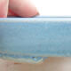 Keramische Bonsai-Schale 11,5 x 9 x 2 cm, Farbe blau - 2/2