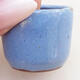 Bonsaischale aus Keramik 3 x 3 x 2,5 cm, Farbe blau - 2/3