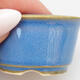 Bonsaischale aus Keramik 4 x 4 x 2,5 cm, Farbe blau - 2/3