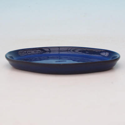 Bonsai-Wassertablett H 05 - 10 x 7,5 x 1 cm, blau - 10 x 7,5 x 1 cm - 2