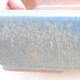 Keramische Bonsai-Schale 25 x 19,5 x 6,5 cm, Farbe blau - 2/3