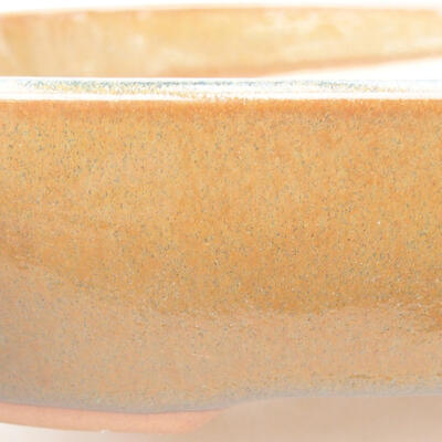 Keramische Bonsai-Schale 23 x 17,5 x 5 cm, braune Farbe - 2