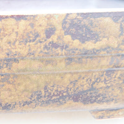 Keramische Bonsai-Schale 26 x 20 x 8 cm, Farbe braun - 2