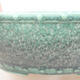 Keramische Bonsai-Schale 17 x 17 x 4,5 cm, Farbe grün - 2/3