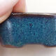 Bonsaischale aus Keramik 4,5 x 2,5 x 2 cm, Farbe blau - 2/3