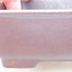 Keramische Bonsai-Schale 14,5 x 11,5 x 4,5 cm, graue Farbe - 2/3