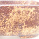 Keramische Bonsai-Schale 13 x 10 x 5,5 cm, Farbe braun-gelb - 2/3