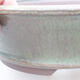 Keramische Bonsai-Schale 19,5 x 19,5 x 6 cm, Farbe grün - 2/3