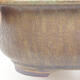 Keramische Bonsai-Schale 14 x 11 x 5 cm, Farbe braun-grün - 2/3
