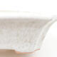 Keramische Bonsai-Schale 12,5 x 10 x 4 cm, weiße Farbe - 2/3
