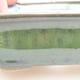 Keramische Bonsai-Schale 12 x 9,5 x 4 cm, Farbe grün - 2/3