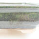 Keramische Bonsai-Schale 13 x 9,5 x 3,5 cm, Farbe grün - 2/3