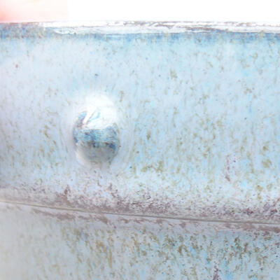 Keramische Bonsai-Schale 17 x 17 x 5,5 cm, Farbe blau - 2