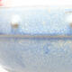 Keramische Bonsai-Schale 21 x 21 x 7 cm, Farbe blau - 2/3