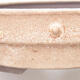 Keramische Bonsai-Schale 19,5 x 19,5 x 4,5 cm, beige Farbe - 2/3