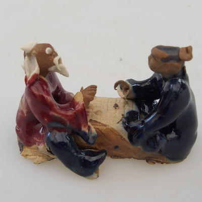Keramikfigur - Paar Spieler - 2