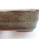 Bonsaischale aus Keramik 11,5 x 8,5 x 3 cm, Farbe braun - 2/3