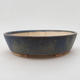 Keramische Bonsai-Schale 15 x 13,5 x 4 cm, Farbe blau - 2/3