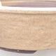Keramische Bonsai-Schale 20,5 x 20,5 x 5,5 cm, beige Farbe - 2/3