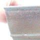 Keramische Bonsai-Schale 15,5 x 15,5 x 9 cm, Farbe blau - 2/3