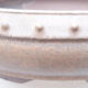 Keramische Bonsai-Schale 22,5 x 22,5 x 7 cm, beige Farbe - 2/3