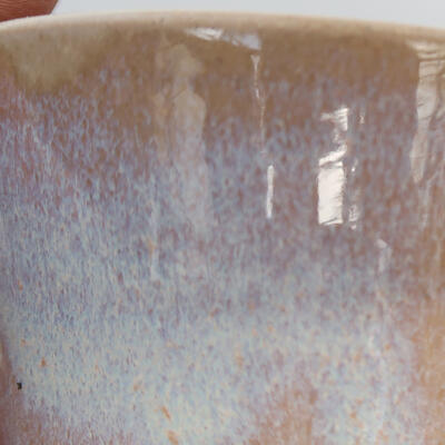Bonsaischale aus Keramik 9,5 x 9,5 x 9 cm, Farbe blau - 2