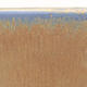 Bonsaischale aus Keramik 14,5 x 14,5 x 19 cm, Farbe braun-blau - 2/3