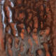 Bonsaischale aus Keramik 9,5 x 9 x 15 cm, Farbe orange - 2/3