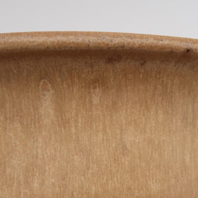 Keramik-Bonsaischale 19 x 15,5 x 6 cm, Farbe Beige - 2