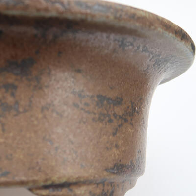 Keramik-Bonsaischale 23 x 18 x 6 cm, Farbe braun - 2