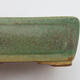 Keramik-Bonsaischale 12,5 x 9 x 5 cm, Farbe grün - 2/3