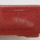 Keramik-Bonsaischale 12,5 x 9 x 5 cm, Farbe rosa - 2/3