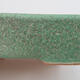 Keramik-Bonsaischale 12 x 8,5 x 3,5 cm, Farbe grün - 2/3