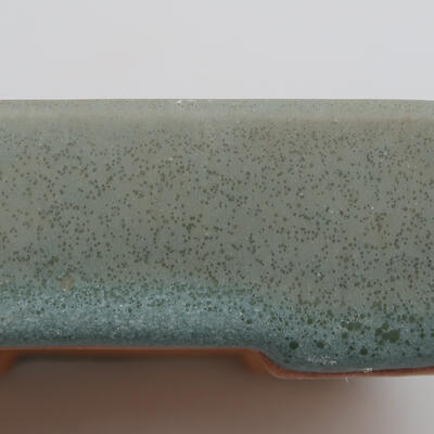 Keramik-Bonsaischale 12 x 9 x 3 cm, Farbe Blau - 2