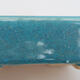 Keramik-Bonsaischale 12 x 9 x 3 cm, Farbe Blau - 2/3