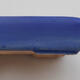 Keramik-Bonsaischale 10 x 7 x 2 cm, Farbe Blau - 2/3